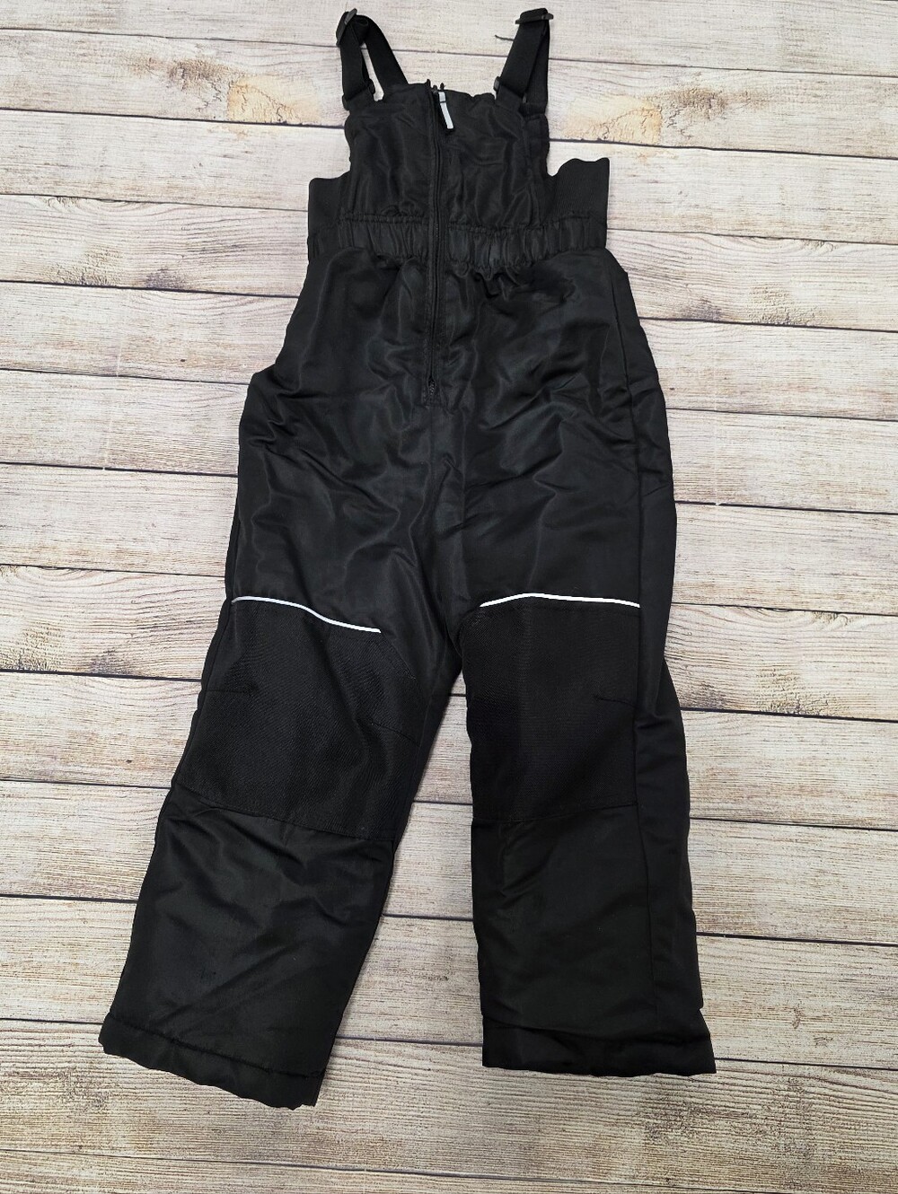 Swiss Tech Black Kids Snow Bib Overalls Size 5T
